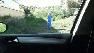 مغامرة إباحية: التقاط محجبة مثيرة لممارسة جنس علني في تركيا